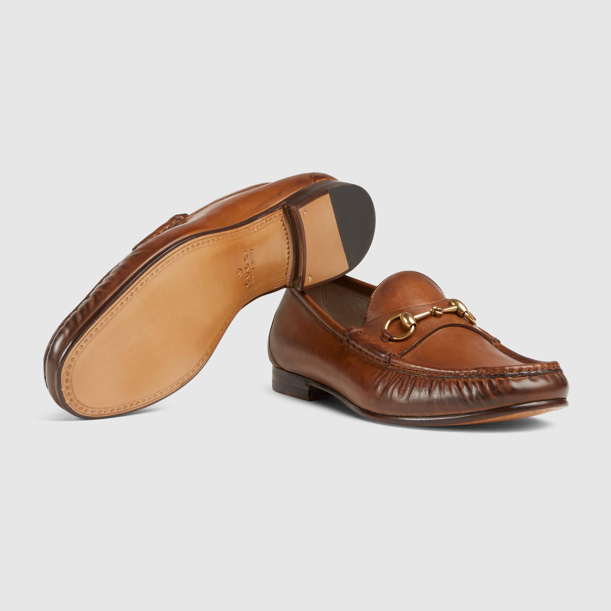 gucci 1953 horsebit loafer brown